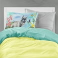 thumbnail image 2 of Carolines Treasures CK1224PILLOWCASE Schnauzer Spring Fabric Standard Pillowcase, 2 of 2