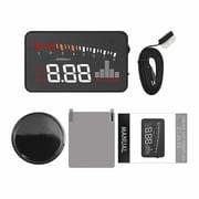 Car Heads up Display Gauge Display Durable Fatigue Driving Reminder Automobile Water Temperature Overspeed Security Alarm Head up