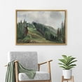 thumbnail image 4 of wall26 Framed Canvas Print Wall Art Woodland Nursery Decor Watercolor Pine Tree Mountain Range Nature Wilderness Illustrations Art Decorative Rustic for Living Room, Bedroom, Office - 24"x36&quo, 4 of 7