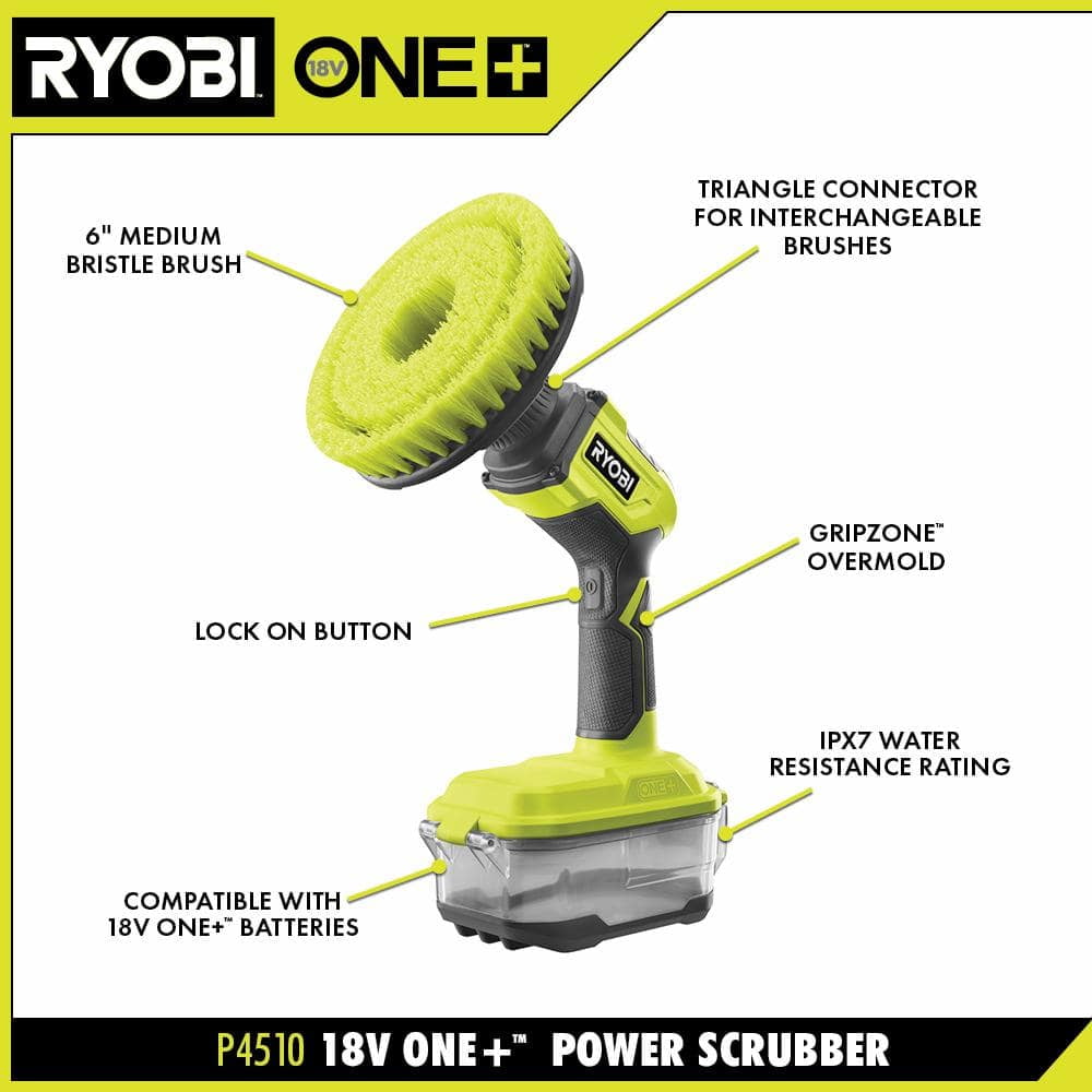 Ryobi one power scrubber new arrivals