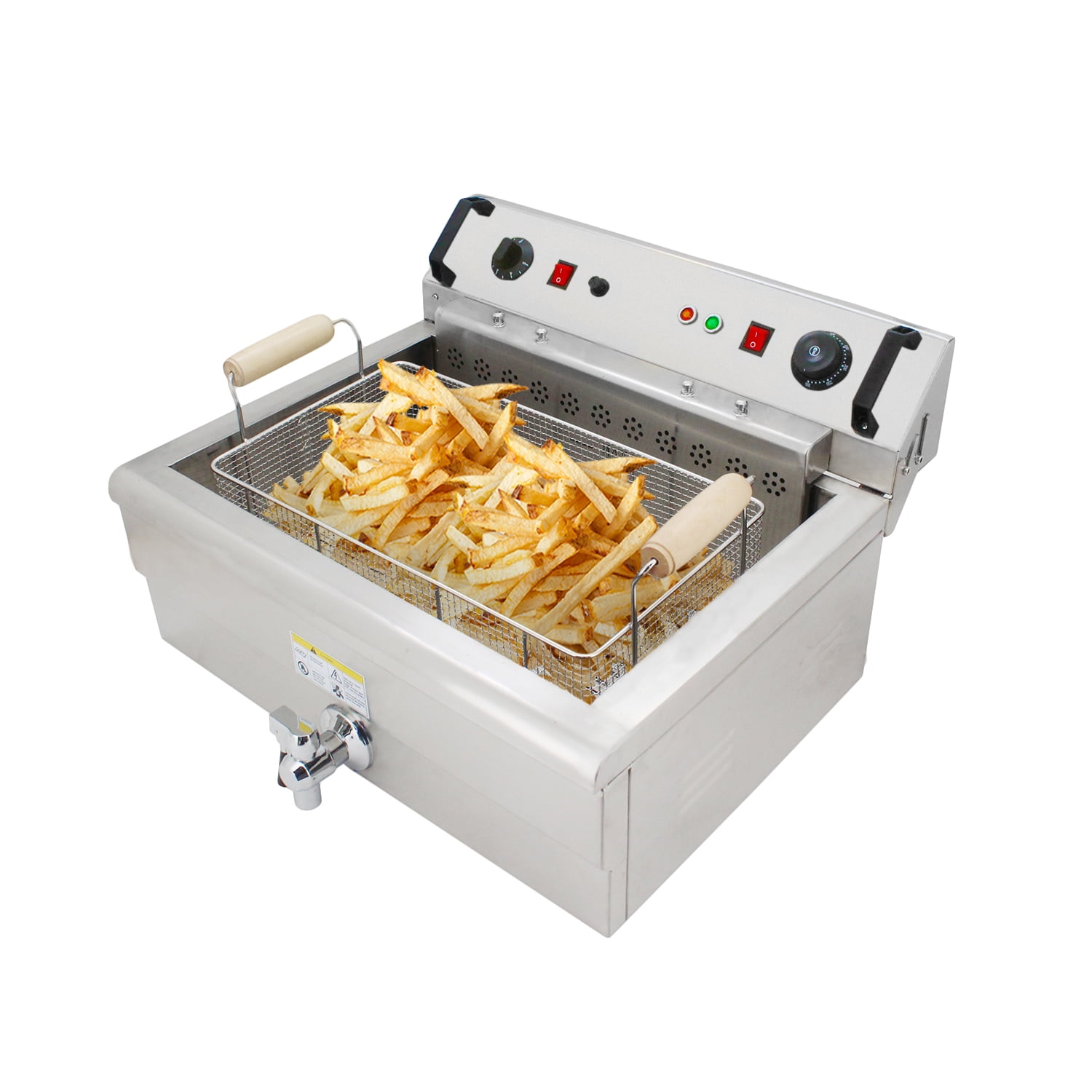 ALDKitchen Commercial Deep Fryer 30L Electric Oil Fryer No plug