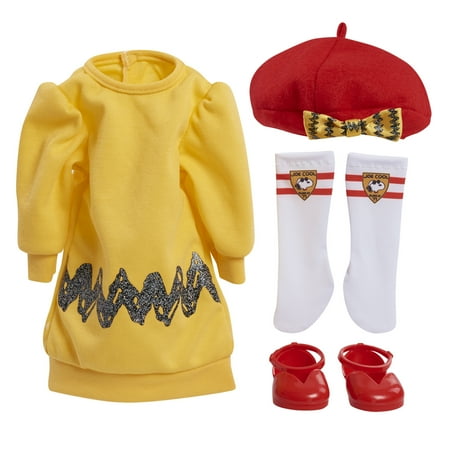 My Life As Peanuts Picture Day Fashion Pack, 5-piece Outfit Set for 18-inch Doll (Not Included), Kids Toys for Ages 5 Up