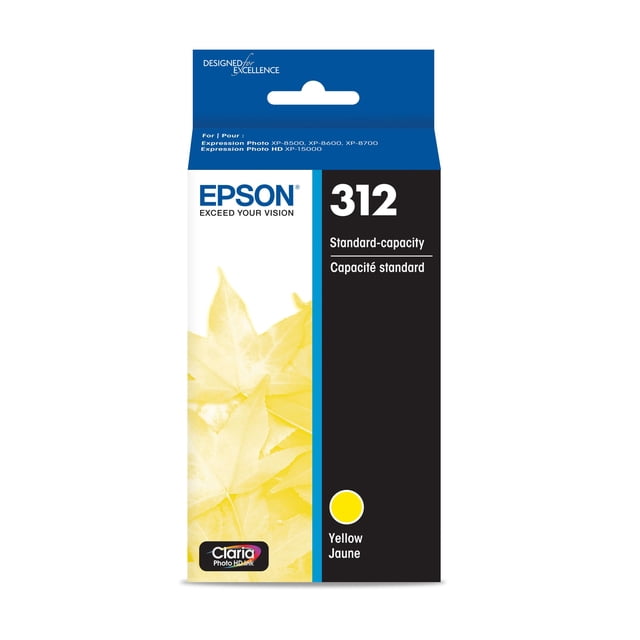 Cartucho de tinta Epson 312 Claria Photo HD Amarillo T312420-S