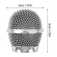 thumbnail image 2 of Raindrops Mic Replacement Grille Part Microphone Replacing Mesh Head Mic Metal Head Replacement Microphone Metal Head Replacement Small Microphone Grille, 2 of 8