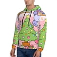 thumbnail image 3 of Lsque Sanrio Pattern Casual Men's Hoodie,Hooded Sweatshirt with Kangaroo Pocket,Pullover Hoodie-XX-Large, 3 of 8