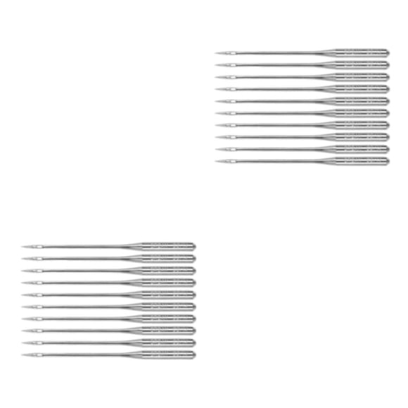 Toystoory Agujas de máquina de coser de puntadas de moda de acero inoxidable para entusiastas de la moda precisas 16/100 (10 uds) 16/100 (10 piezas) 2piezas