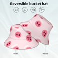 thumbnail image 4 of Kdxio Reflective Bucket Hat - Cute Pig Nose Print Bucket Hat for Men,Women, 4 of 9