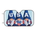 thumbnail image 7 of Balery Cute Gnomes In Usa Windshield Sun Shade, Car Front Window Sunshade Cover ,Automotive Interior Portected Blocks Uv Rays For Car Pickup Truck Suv Accessories- Medium, 7 of 7