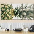 thumbnail image 2 of wall26 Canvas Print Wall Art Green &amp; Yellow Tropical Pineapple Close Up Food Culinary Photography Realism Decorative Natural Colorful Vibrant Diet for Living Room, Bedroom, Office - 24"x36&q, 2 of 5