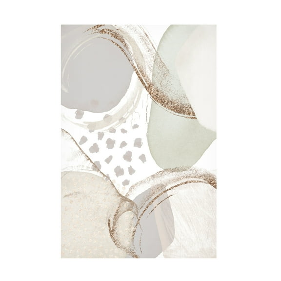 Trademark Fine Art Sally Ann Moss Smooth Neutral 3 Canvas Wall Art