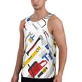 thumbnail image 2 of KLL equipment for repair tools Print Men's Muscle Gym Workout Stringer Tank Tops Bodybuilding Fitness T-Shirts Tank Tops Men-Large, 2 of 7