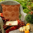 thumbnail image 3 of BEGHT Fall Pillow Covers 18x18 Set of 1 Fall Decorations Halloween Pumpkin Throw Pillow Cases Soft Plush Couch Cushion Case for Porch Sofa Bed Living Room Halloween Farmhouse Home Decor, 3 of 6