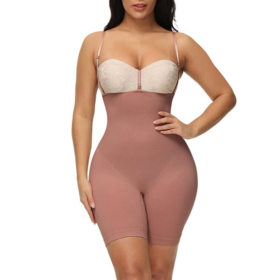 AOOCHASLIY Shapewear for Women Clothes Ladies Seamless One-Piece Body Shaper Abdominal Lifter Hip Shaper Underwear Stretch Slimming Body Corset