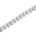 thumbnail image 3 of Sterling Silver 2ct TDW Rose-cut Diamond X-Link Bracelet (I-J, I3-Promo), 3 of 7