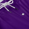 thumbnail image 5 of Fabrcox Mens Pajamas Bottoms Slim Fit Drawstring Baggy Lounge Bottoms with Pockets Casual Loose Comfy Home Soft Sleepwear, Dark Purple M, 5 of 6