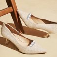 thumbnail image 4 of 2pcs Shoe Decoration Clips Shoe Charms Imitation Pearl Shoe Clips Wedding High Heels Decorations, 4 of 8