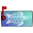 thumbnail image 2 of Sea Turtle Mailbox Cover Magnetic Ocean Theme Mailbox Wraps Post Box Cover Décor 21x18 in, 2 of 6