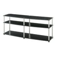 thumbnail image 4 of Convenience Concepts Designs2Go 60" 3 Tier TV Stand in Black Wood Finish, 4 of 7