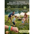 thumbnail image 2 of Mosquito Repellent Bracelet - 25Pack - Deet Free Bug Bands for Kids, Adults & Pets - 100% Natural, 2 of 5