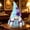 Multicolor B, variant on Usbinx Life Floral Gnome Figurine 11.8 Inch Plush Spring Gnome Decor with Blue Hat and Purple Flowers for Shelf Table Mantel Party and Gift 1 Piece