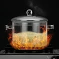 thumbnail image 3 of Heat-Resistant Glass Saucepan - Handmade Glass Cookware Set with Lid, 1.5L/50 Oz_Special Gift 3803, 3 of 5