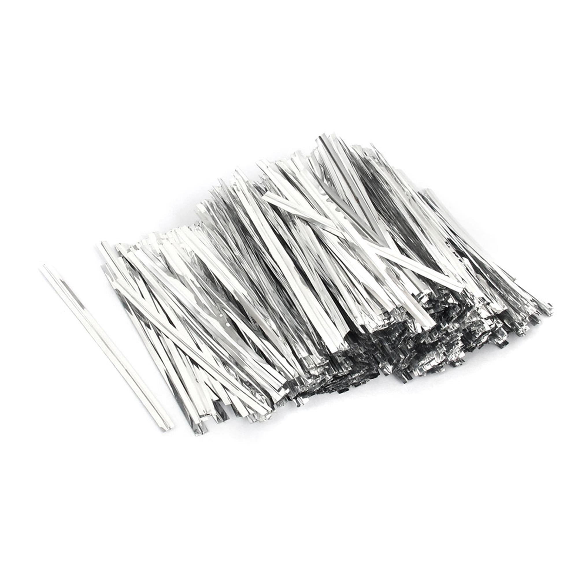 4000-Pack Long Metal Twist Tie Wrapping String for Wedding Party Candy ...