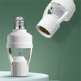 thumbnail image 4 of Ikohbadg Motion Activated Light Sockets, E27 Screw in Add on/Off Motion Sensor Sockets for Existing Lights, Dusk and Dawn Auto Motion Sensor Light Sockets Indoor for Porch Garage Basement, 4 of 10