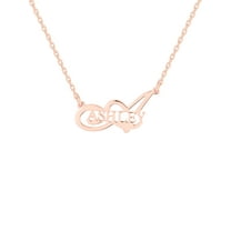 Personalized Planet Women's Script Initial and Name Necklace