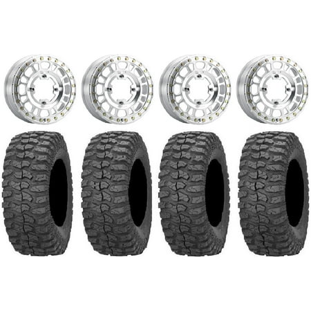 Method 412 Beadlock 15 Wheels Raw 32 Rock-A-Billy Tires Sportsman RZR Ranger