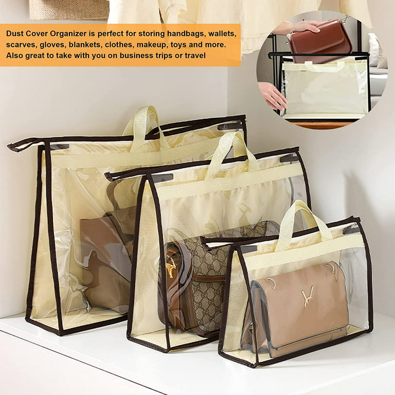 Large Handbag Storage Organizer Dust Bags Purses Dust Cover Closet