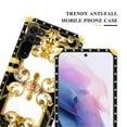 thumbnail image 5 of FKBRCL4U Compatible with Samsung Galaxy S23 Case, Gold Grain Flowers Luxury Golden Decoration for Girl Women Soft TPU Shockproof Protective Hard PC Back, 5 of 7