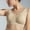 14-Beige, variant on YWDJ Bras for Women Half Cup Closure in Back Comfortable Bras No Underwire Bras Wide Strap Full Coverage Push up Wrap Sleep Bras Padded Plus Size Comfort Bras Comfy Bras Beige M