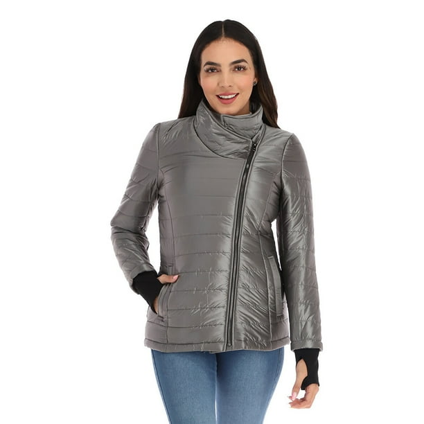 Chamarra capitoneada con capucha integrada doble vista SHYLA - Main Image