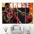 thumbnail image 4 of Gym Wall Art, Man Cave Art, Basketball Player Art Canvas, Derrick Rose Poster, Basketball Art Canvas, Motivation Artwork, Canvas Wall Decor - Rolled Canvas, 4 of 9