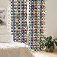 thumbnail image 2 of Ambesonne Penguin Curtains, Colorful Frame Animals, Pair of 28"x95", Multicolor, 2 of 5
