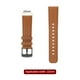 thumbnail image 2 of Rápido Desenganche Auténtico Cuero Reloj Banda 22mm Ancho Flor Vaca Cuero Reloj Correa para Hombres y Mujeres, Claro Marrón y Negro, 2 of 8