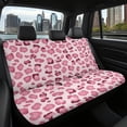 thumbnail image 7 of Psesaysky Pink Leopard Theme, Non-Slip Replacement Set of 2 Waterproof All Weather Bench Back Seat Cover for Automotive Interior, 7 of 7