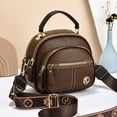 thumbnail image 2 of Shoulder Bags Coefficienta Classic Multifunctional Leather Bag with Adjustable Wide Strap for Everyday Convenience and Style, 2 of 4