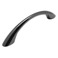thumbnail image 2 of 10 Pack - 4003BN Black Modern Cabinet Arch Bow Handle Pull - 3-3/4" Inch (96mm) Hole Centers, 2 of 2