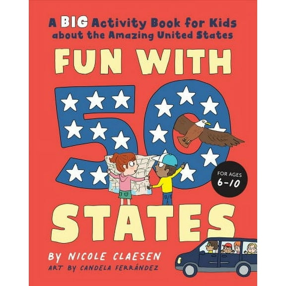 Fun with 50 States: A Big Activity Book for Kids about the Amazing United States (Spiral Bound)