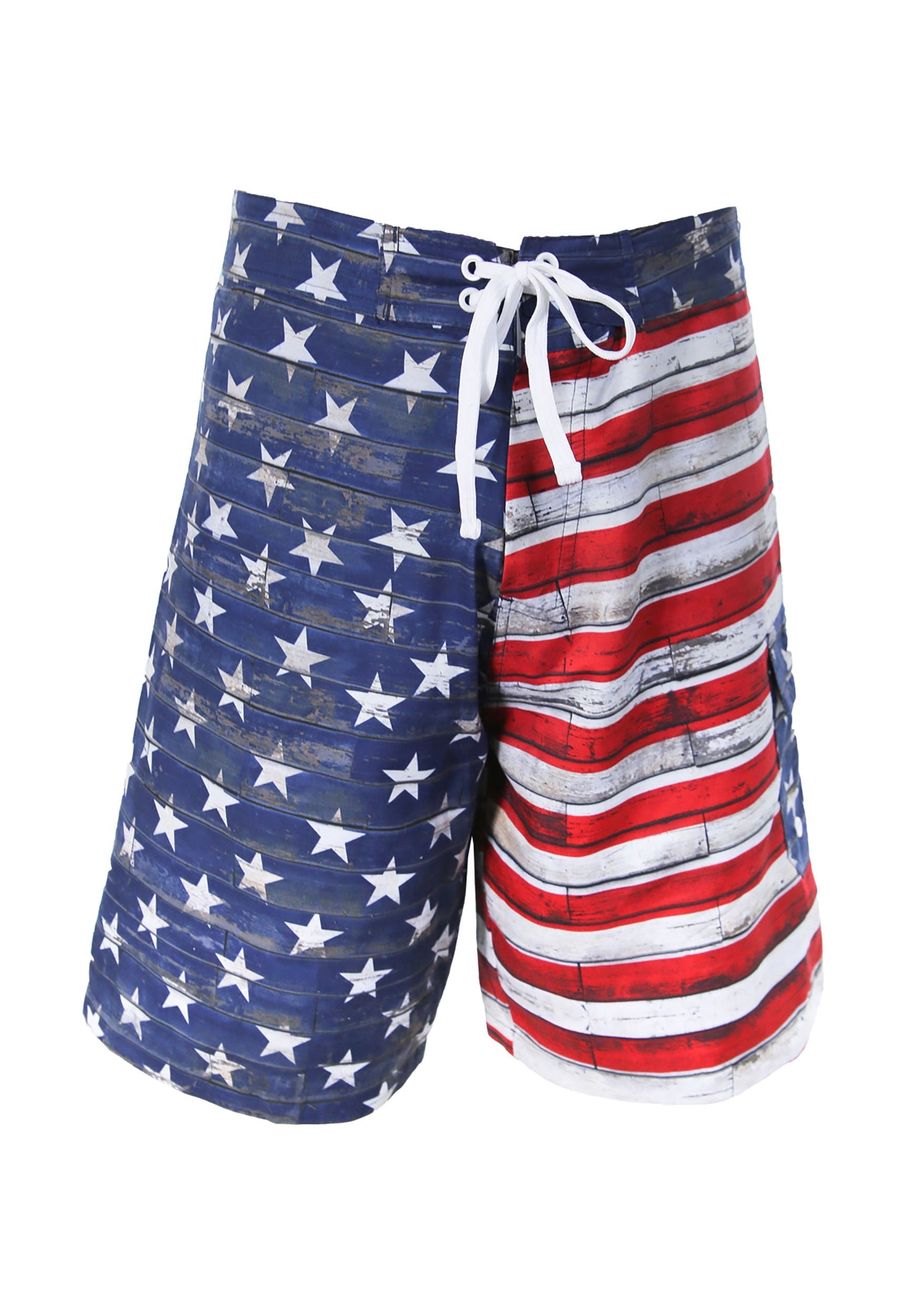 Patriotic - USA American Flag Faded Board Shorts-X-Large - Walmart.com ...