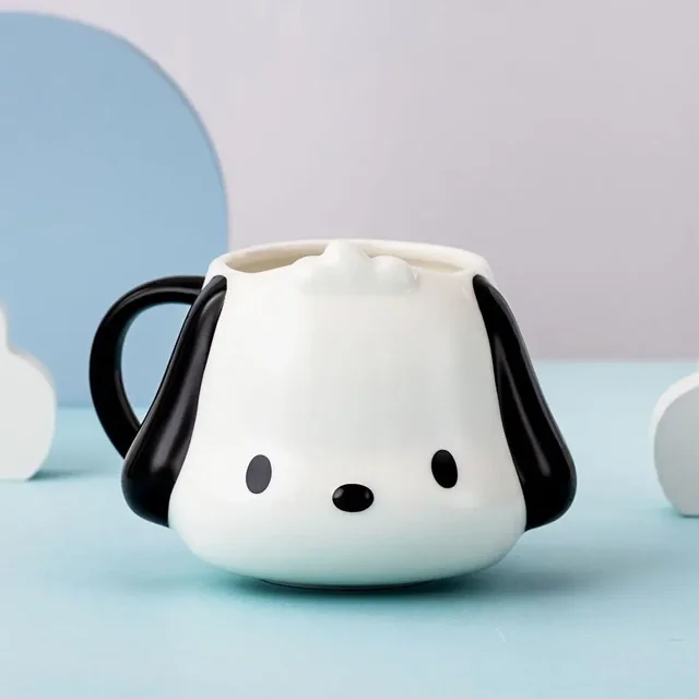 Kuromi Hello Kitty Mug Ceramic Embossed Cup Ins High-looking Personalized Water Cup Home Drinking Cup Best Birthday Gift
