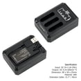thumbnail image 2 of Cargador de batería JJC DB-110 USB multiranura para Ricoh GR IIIx, 2 of 8
