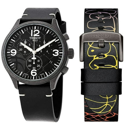Tissot Men's Street Basketball Black Dial Watch - T1166173606700