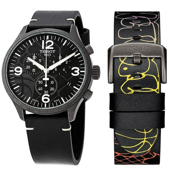 Tissot Men's Street Basketball Black Dial Watch - T1166173606700
