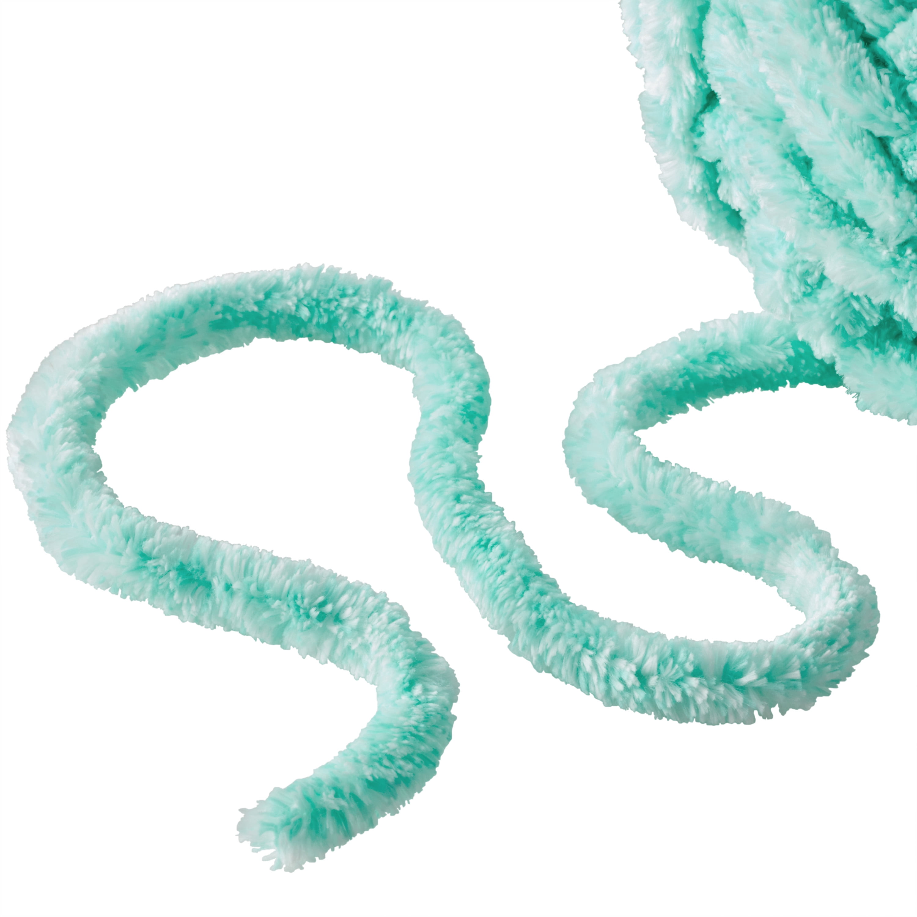 The Pioneer Woman 96 yd Super Bulky Tonal Velvet Yarn, 100% Polyester, Mint