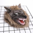 thumbnail image 1 of Máscara De Cabeza De Lobo Para Halloween Y Fiestas De Disfraces, 1 of 8