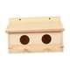 thumbnail image 2 of Wood Bird House Nido de pájaros Caja de reproducción Decoración del patio trasero Entrada delantera rústica Al aire libre Birdhouse para loros Cardena, 2 of 9