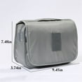 thumbnail image 2 of Hanging Toiletry Bag Portable Waterproof Toiletry Travel Bag Folding Makeup Bag, 2 of 10