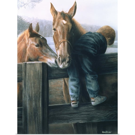 Great BIG Canvas | Rolled Kevin Daniel Poster Print entitled Grandpa's Farm